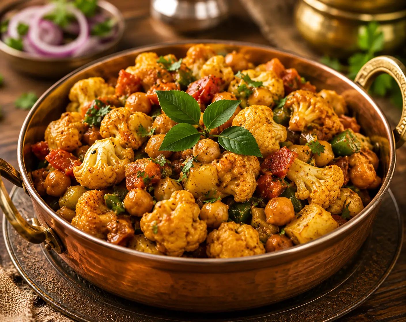 Aloo Gobi served for catering events in Thanjavur