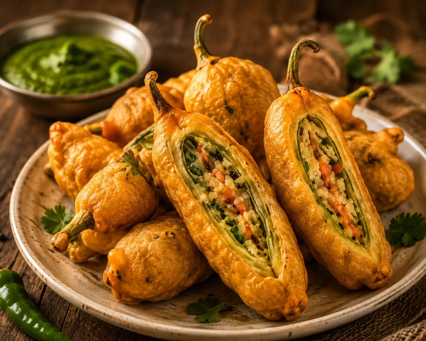Bajji served for catering events in Thanjavur