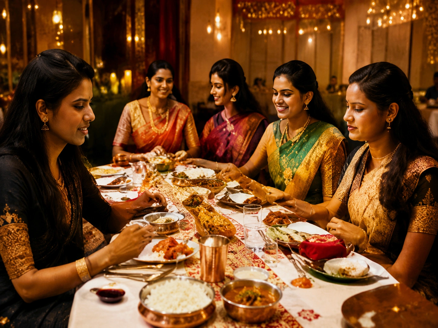 Guests enjoying a celebration with complete catering support