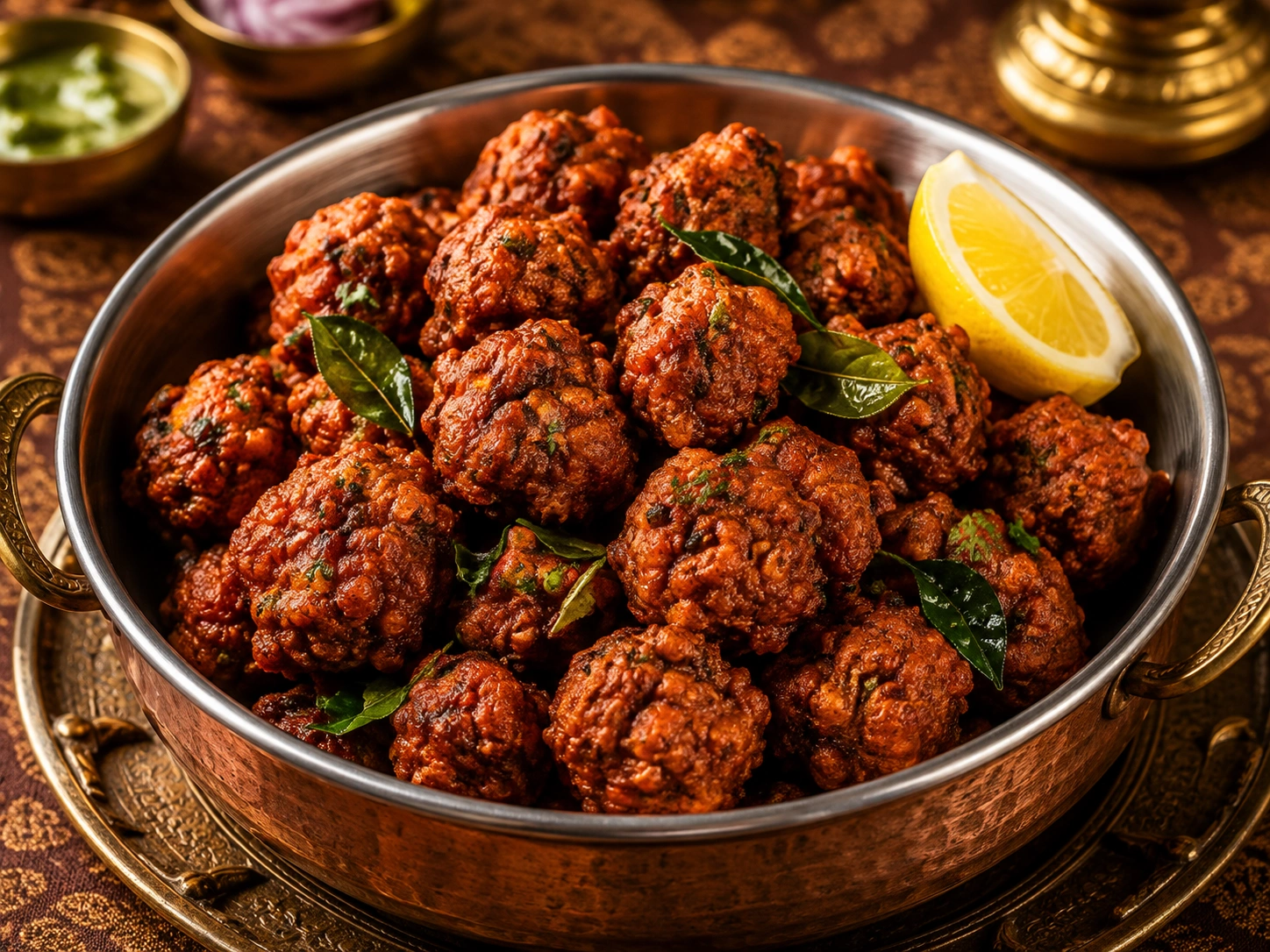 Chicken 65 served for catering events in Thanjavur