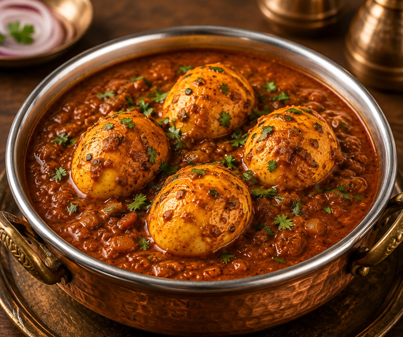 Egg Masala served for catering events in Thanjavur