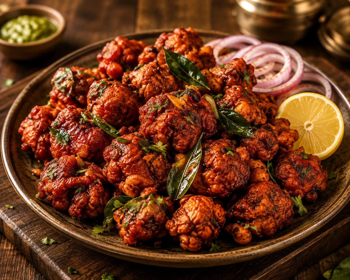 Gobi 65 served for catering events in Thanjavur