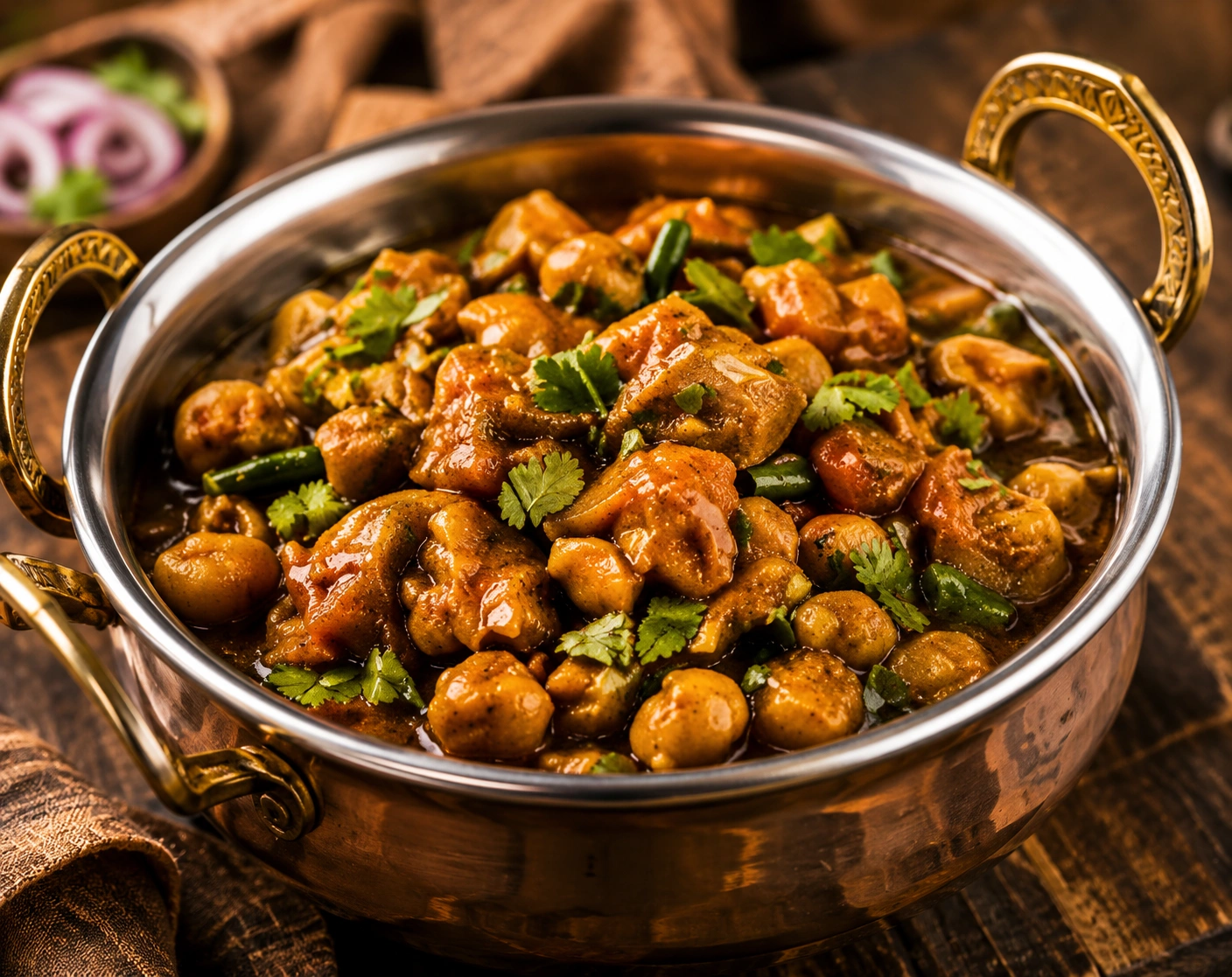 Kadai Vegetable served for catering events in Thanjavur