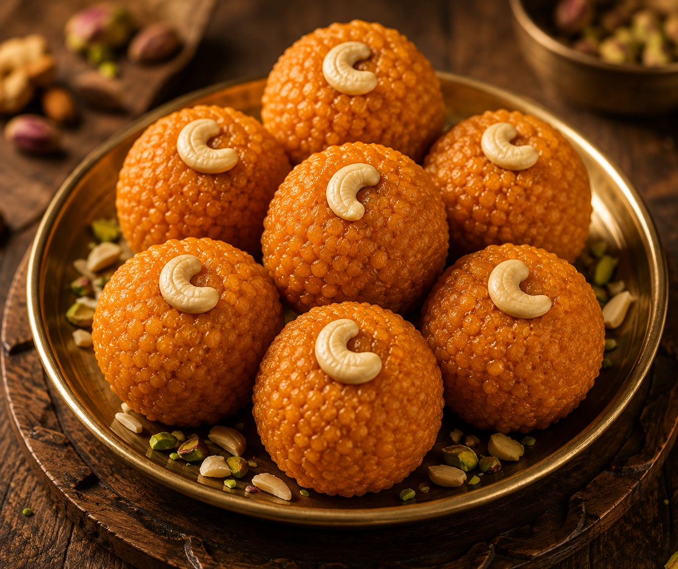 Laddu served for catering events in Thanjavur