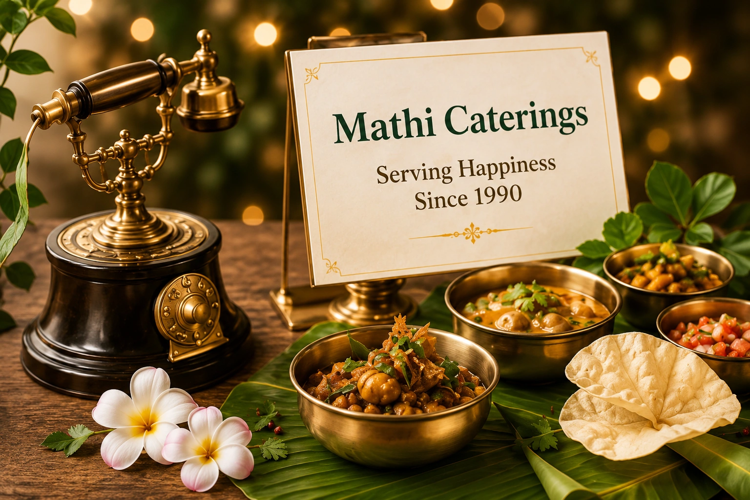 Mathi Caterings contact and catering consultation setup in Thanjavur