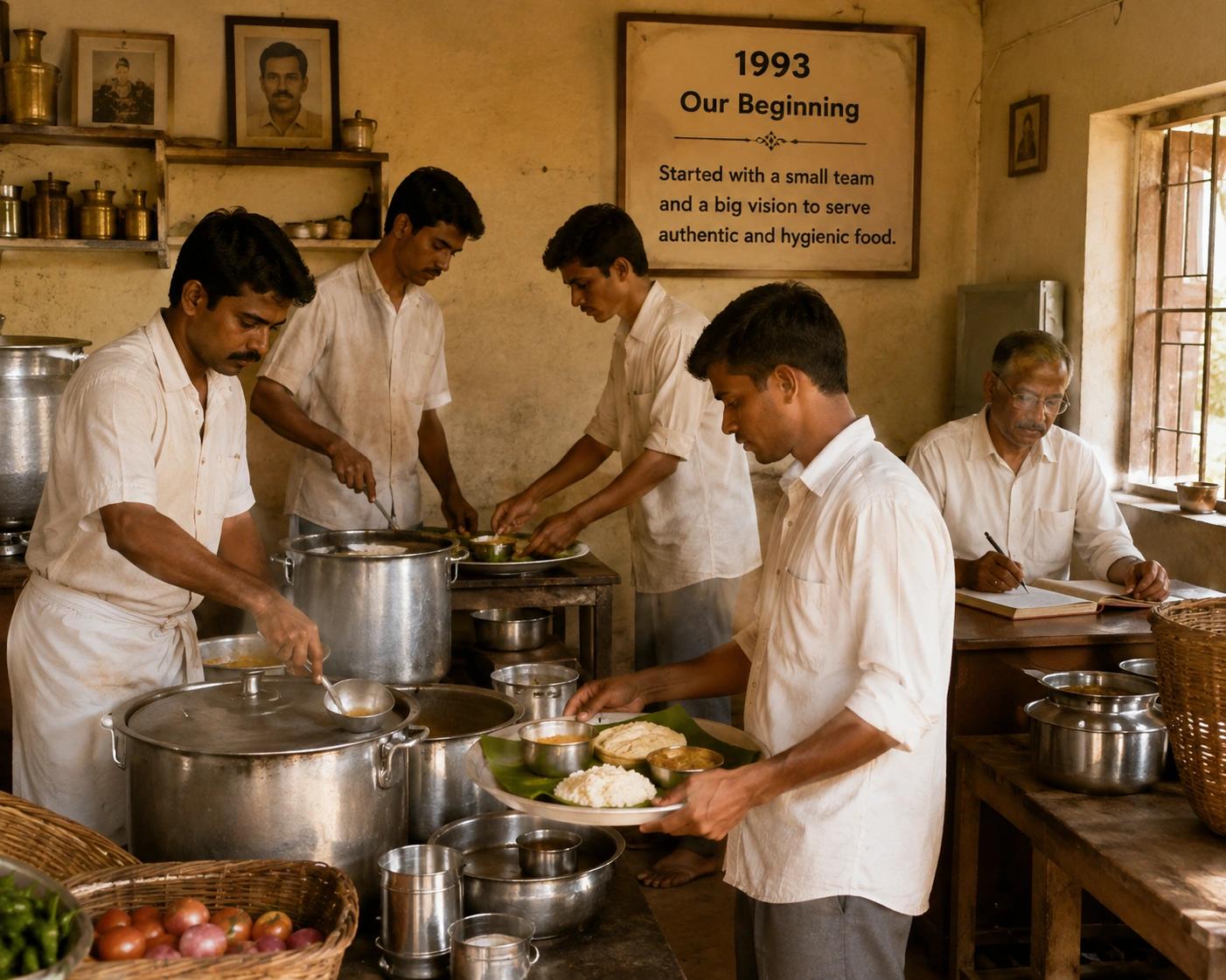 Beginning of Mathi Caterings