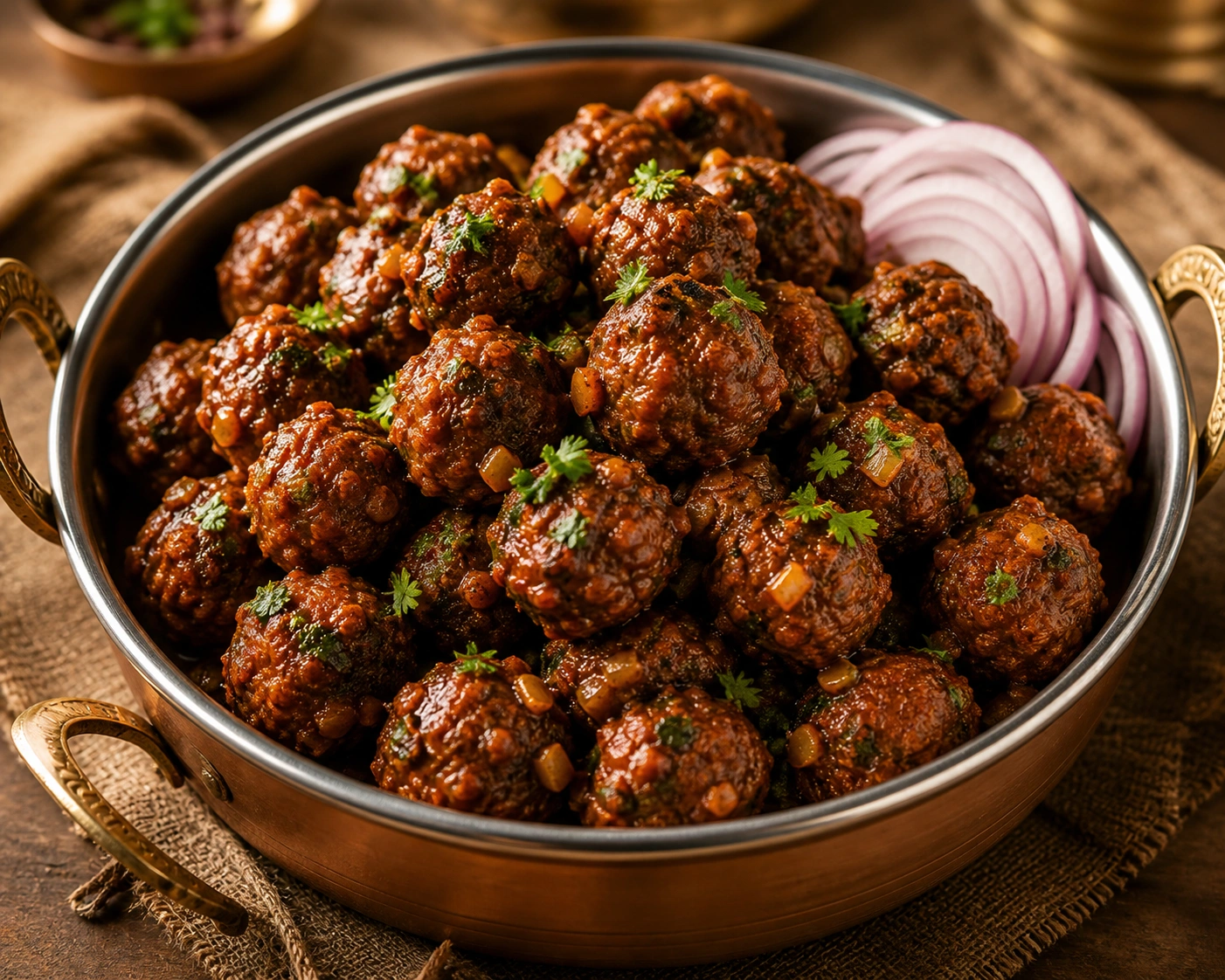 Mutton Chukka served for catering events in Thanjavur