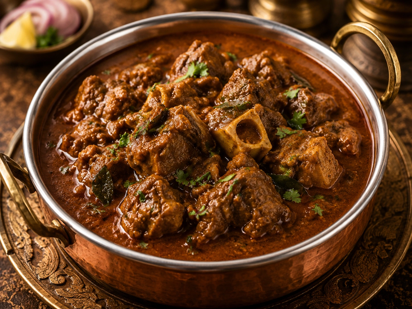 Mutton Kulambu served for catering events in Thanjavur