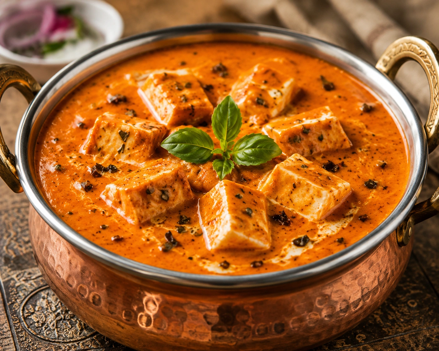 Paneer Butter Masala served for catering events in Thanjavur