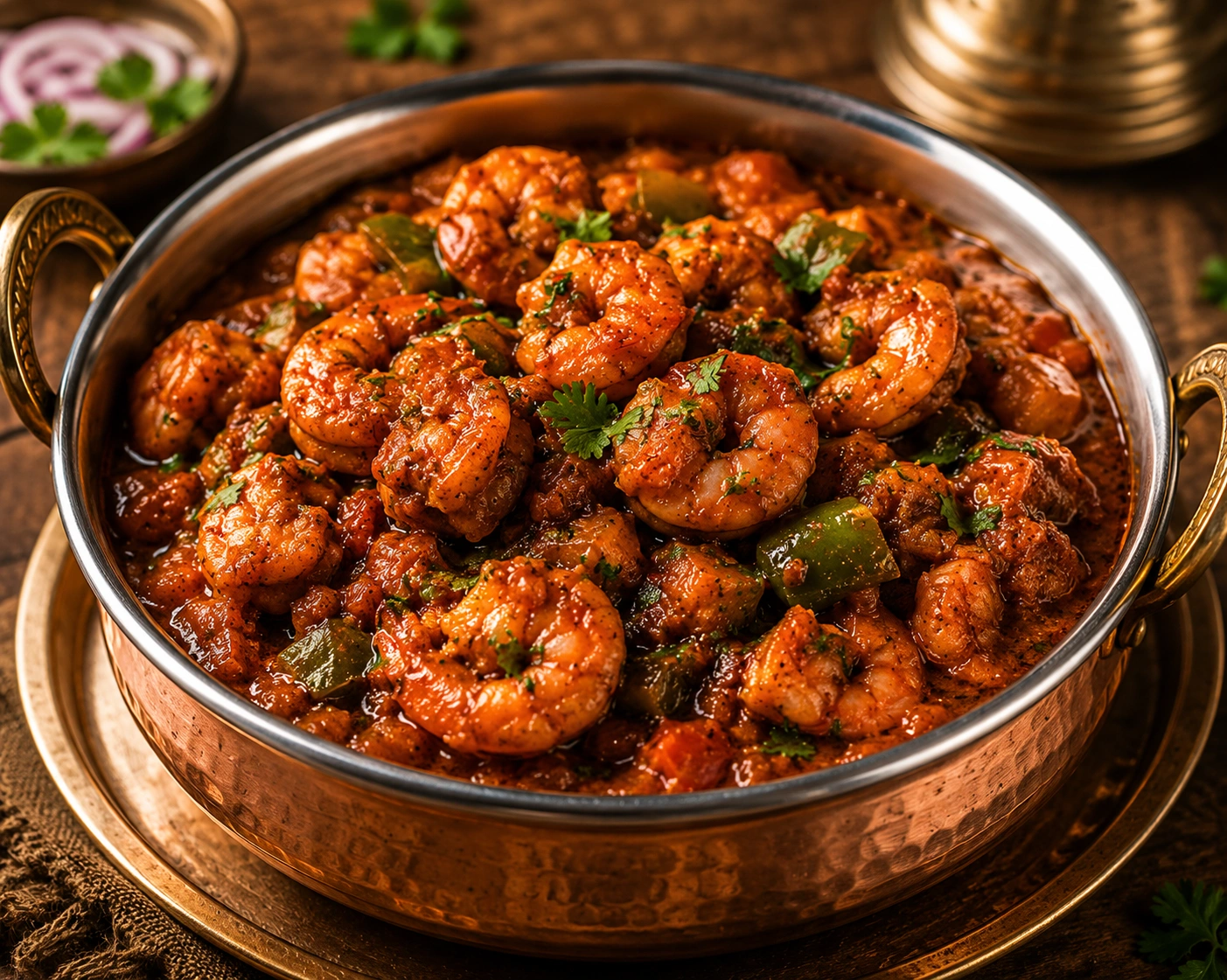 Prawn Masala served for catering events in Thanjavur