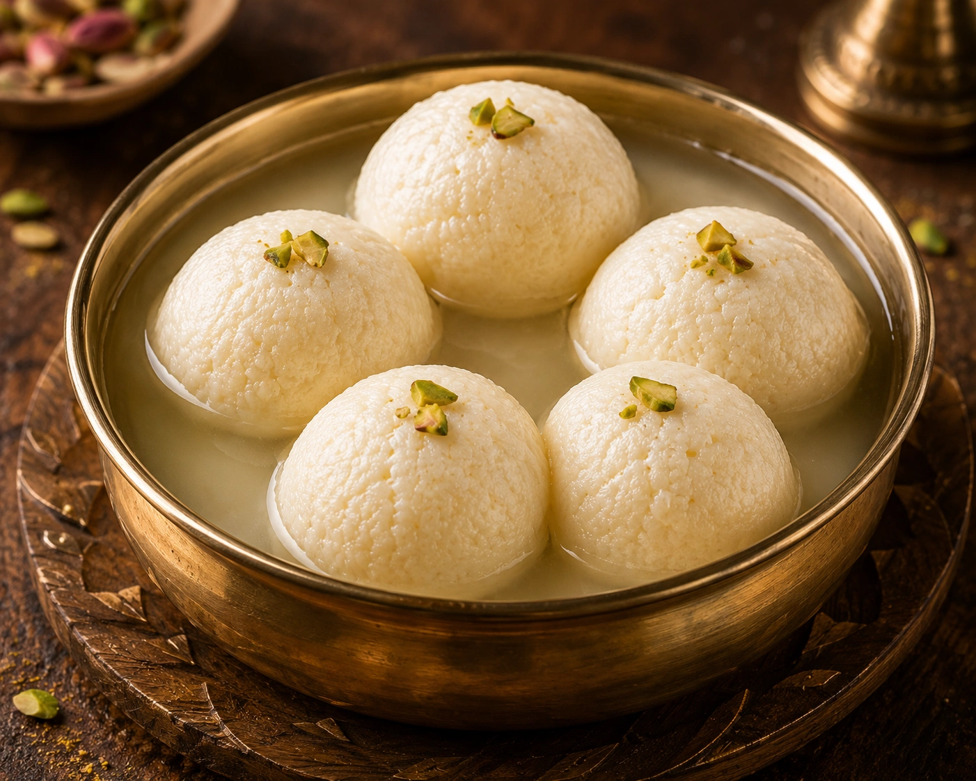 Rasgulla served for catering events in Thanjavur
