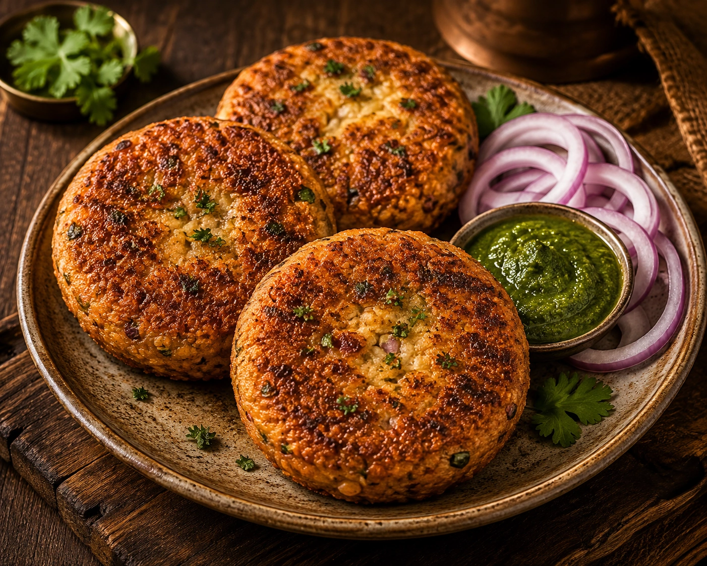 Vegetable Cutlet served for catering events in Thanjavur